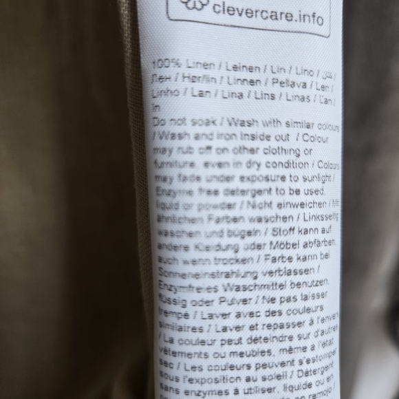 Neutral Button-Front Midi Skirt in Beige - Picture 4 of 4